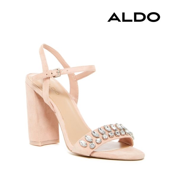 crystal platform sandals aldo